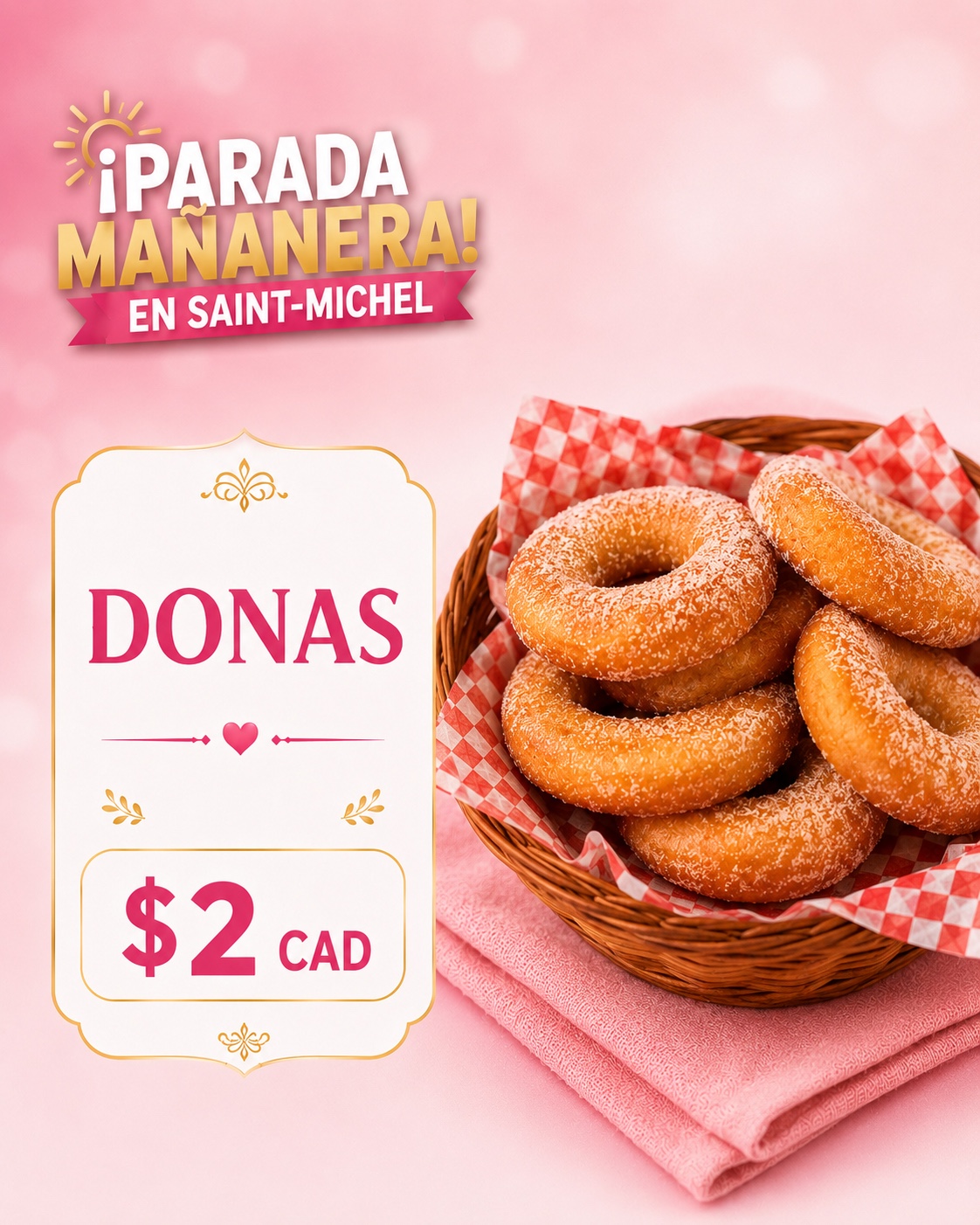 Donas, 2 CAD